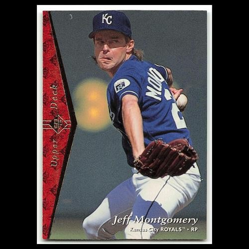 Jeff Montgomery #161 1995 Upper Deck SP Kansas City Royals Baseball Card MLB NM