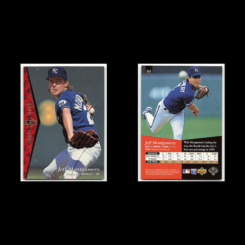 Jeff Montgomery #161 1995 Upper Deck SP Kansas City Royals Baseball Card MLB NM