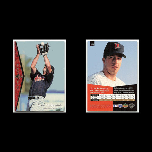 Scott Stahoviak #171 1995 Upper Deck SP Minnesota Twins Baseball Card MLB NM