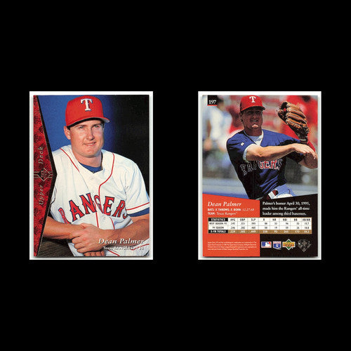 Dean Palmer #197 1995 Upper Deck SP Texas Rangers Baseball Card MLB NM