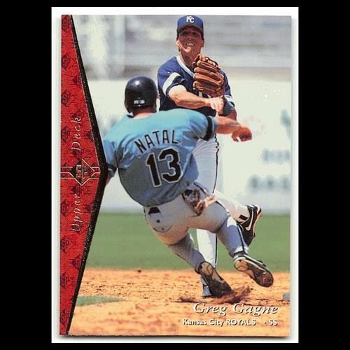 Greg Gagne #162 1995 Upper Deck SP Kansas City Royals Baseball Card MLB NM