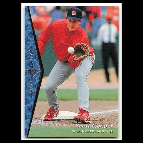 Scott Cooper #99 1995 Upper Deck SP St. Louis Cardinals Baseball Card MLB NM
