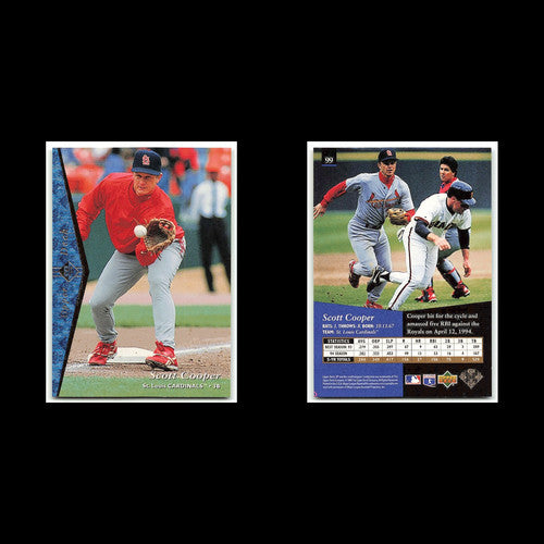 Scott Cooper #99 1995 Upper Deck SP St. Louis Cardinals Baseball Card MLB NM
