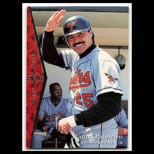 Rafael Palmeiro #120 1995 Upper Deck SP Baltimore Orioles Baseball Card MLB NM
