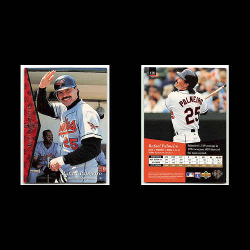 Rafael Palmeiro #120 1995 Upper Deck SP Baltimore Orioles Baseball Card MLB NM