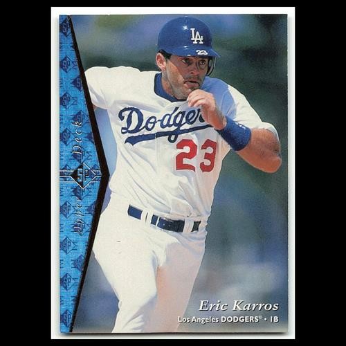 Eric Karros #66 1995 Upper Deck SP Los Angeles Dodgers Baseball Card MLB NM