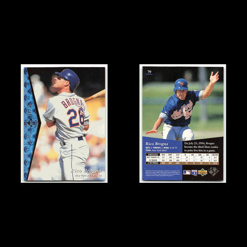 Rico Brogna #79 1995 Upper Deck SP New York Mets Baseball Card MLB NM