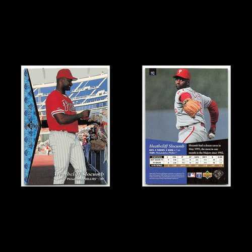Heathcliff Slocumb #92 1995 Upper Deck SP Philadelphia Phillies Baseball Card NM