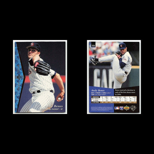 Andy Benes #106 1995 Upper Deck SP San Diego Padres Baseball Card MLB NM