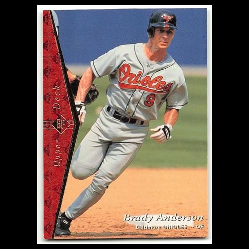 Brady Anderson #118 1995 Upper Deck SP Baltimore Orioles Baseball Card MLB NM