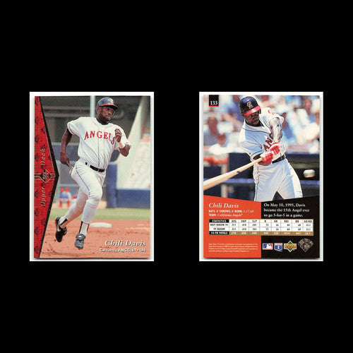 Chili Davis #133 1995 Upper Deck SP California Angels Baseball Card MLB NM