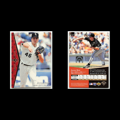 Jason Bere #137 1995 Upper Deck SP Chicago White Sox Baseball Card MLB NM