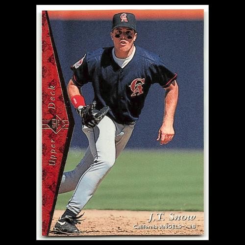 J.T. Snow #131 1995 Upper Deck SP California Angels Baseball Card MLB NM