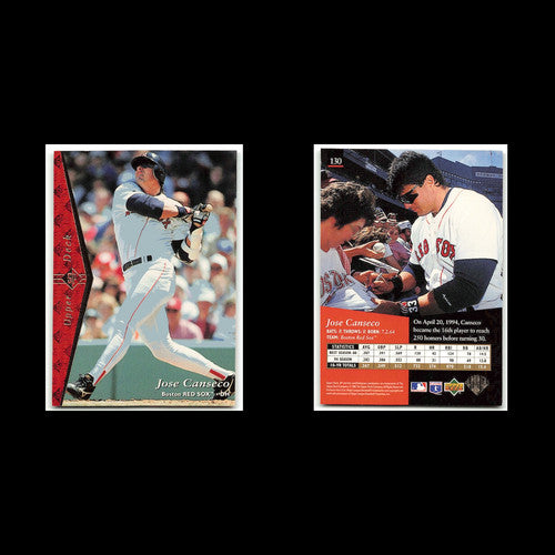 Jose Canseco #13 1995 Upper Deck SP Boston Red Sox Baseball Card MLB NM
