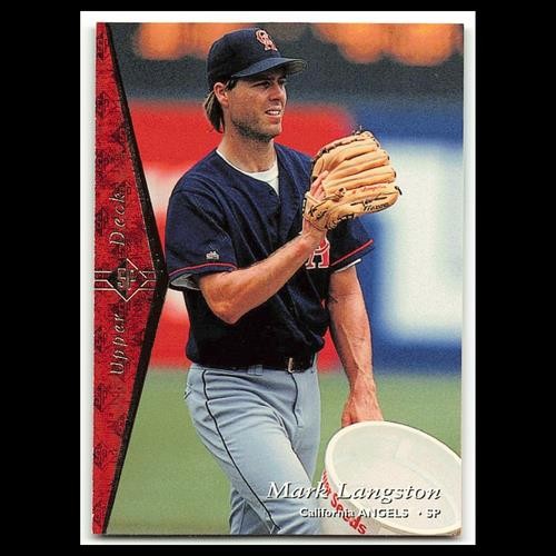 Mark Langston #132 1995 Upper Deck SP California Angels Baseball Card MLB NM