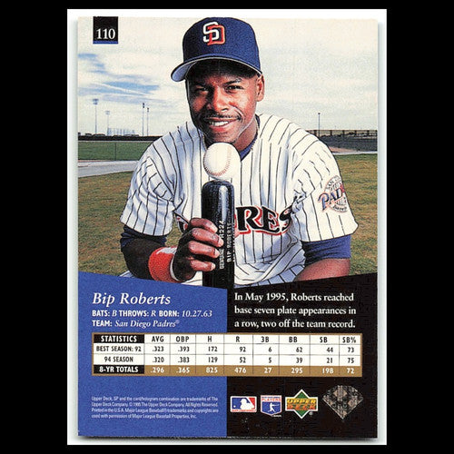 Bip Roberts #11 1995 Upper Deck SP San Diego Padres Baseball Card MLB NM