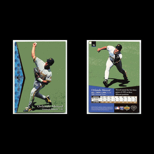 Orlando Merced #96 1995 Upper Deck SP Pittsburgh Pirates Baseball Card MLB NM