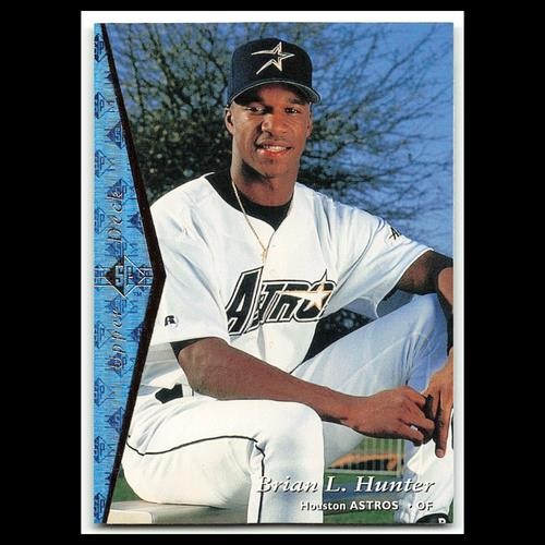 Brian L. Hunter #59 1995 Upper Deck SP Houston Astros Baseball Card MLB NM