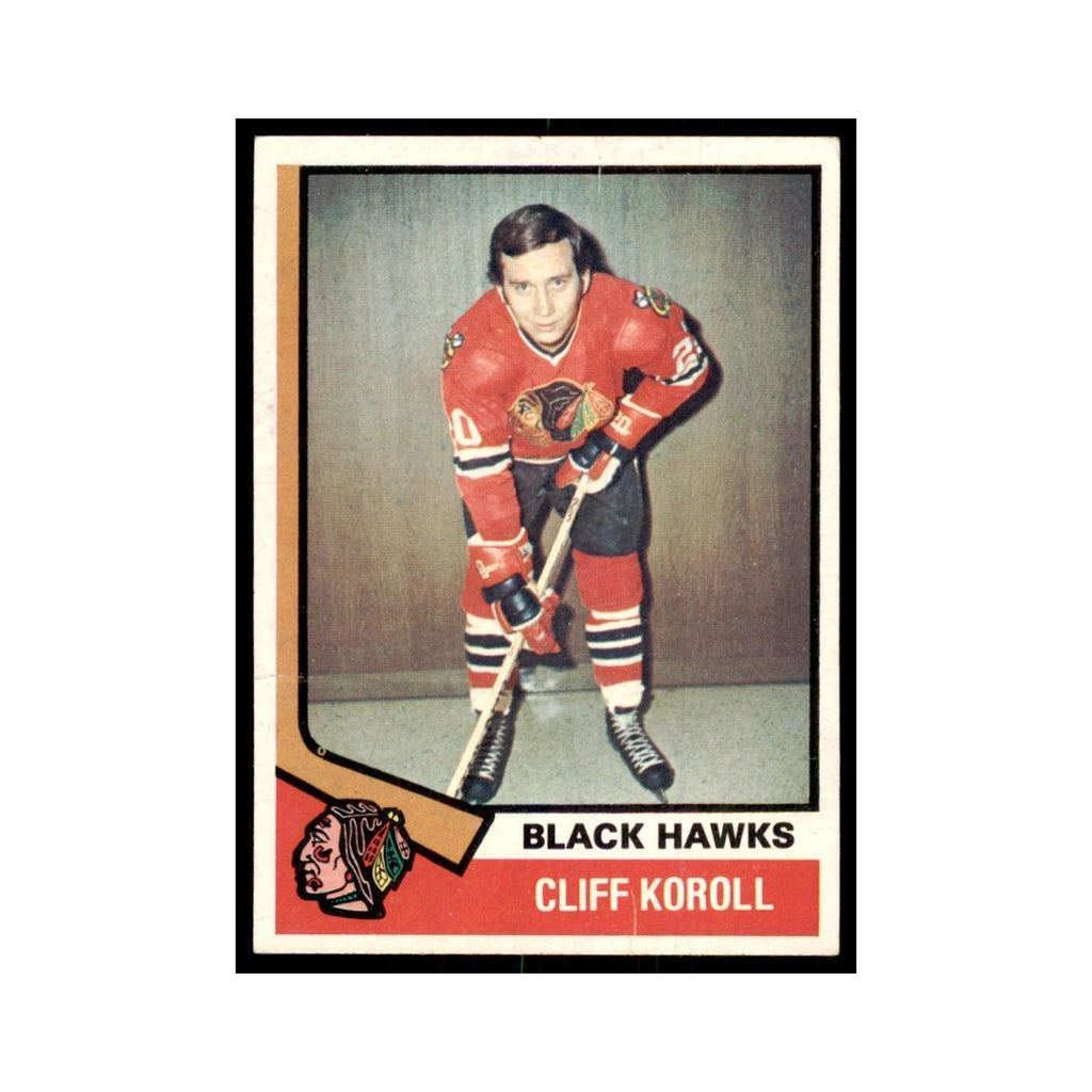 Cliff Koroll 1974 Topps (damaged) #35 Hockey Cards Hockey Card NM