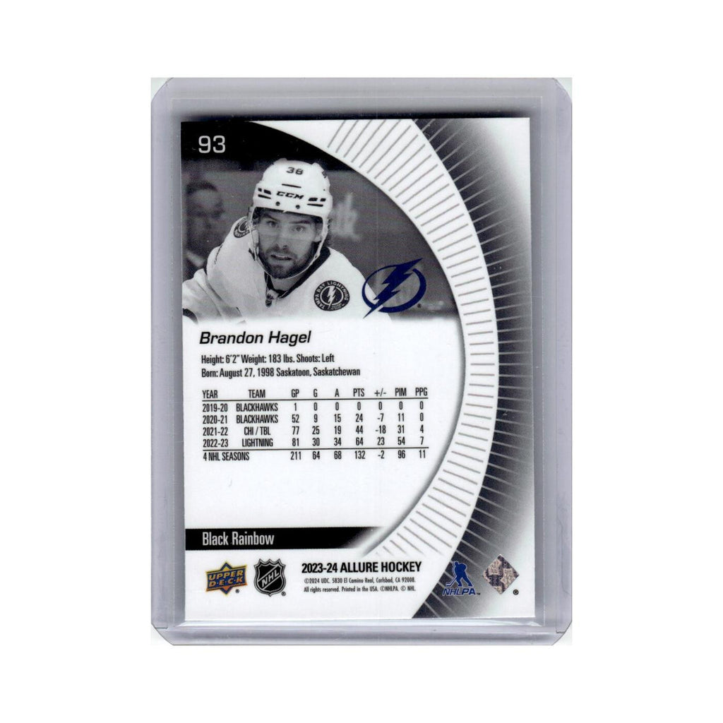 Brandon Hagel 2023 Upper Deck Allure #93 Tampa Bay Lightning Hockey Card NM