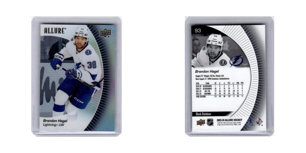 Brandon Hagel 2023 Upper Deck Allure #93 Tampa Bay Lightning Hockey Card NM