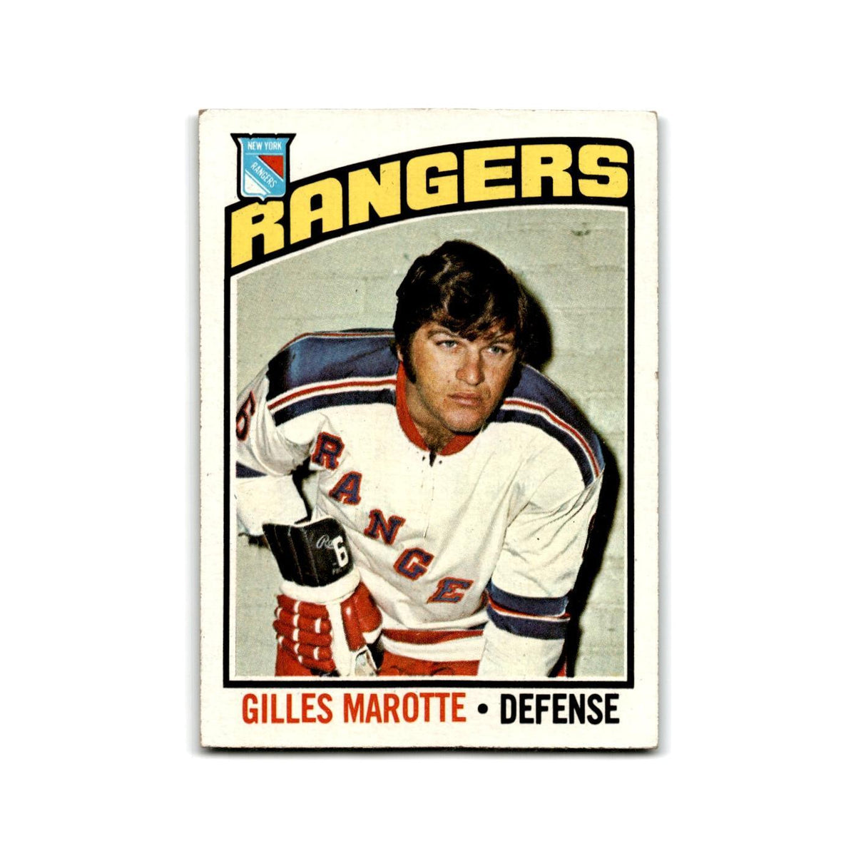 1976 Topps Gilles Marotte New York Rangers #192
