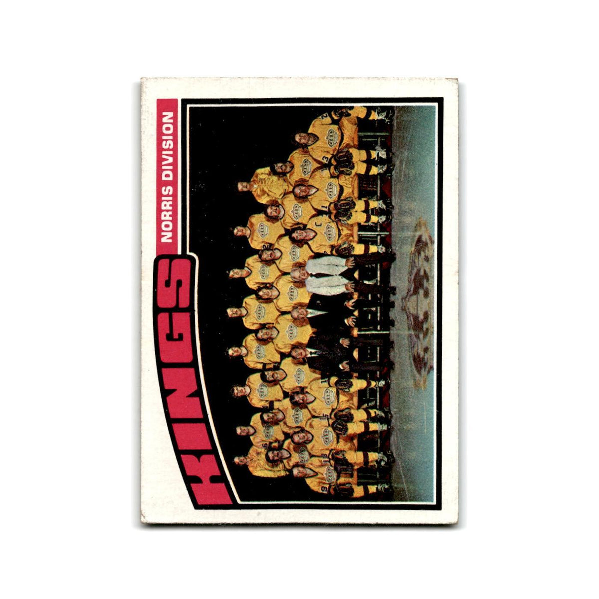 1976 Topps Los Angeles Kings Los Angeles Kings #139