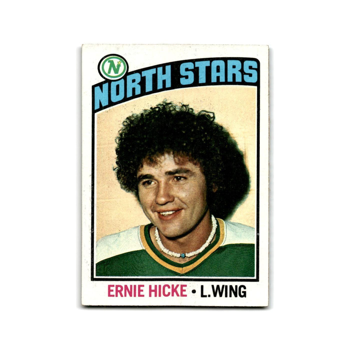 1976 Topps Ernie Hicke Minnesota North Stars #87