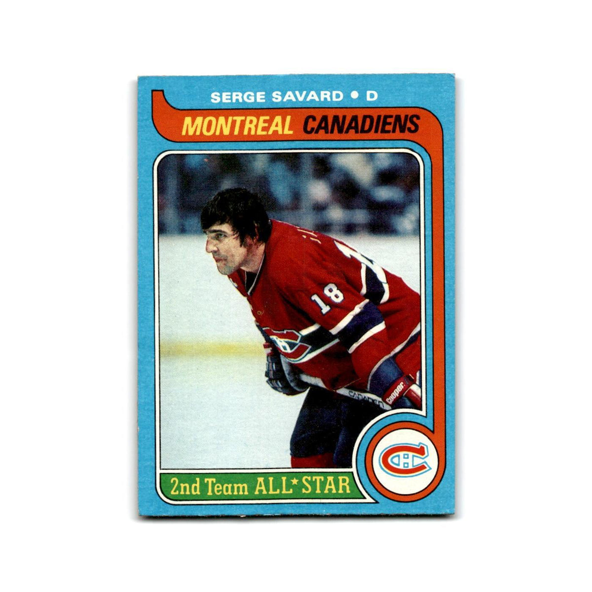 1979 Topps Serge Savard Montreal Canadiens #101