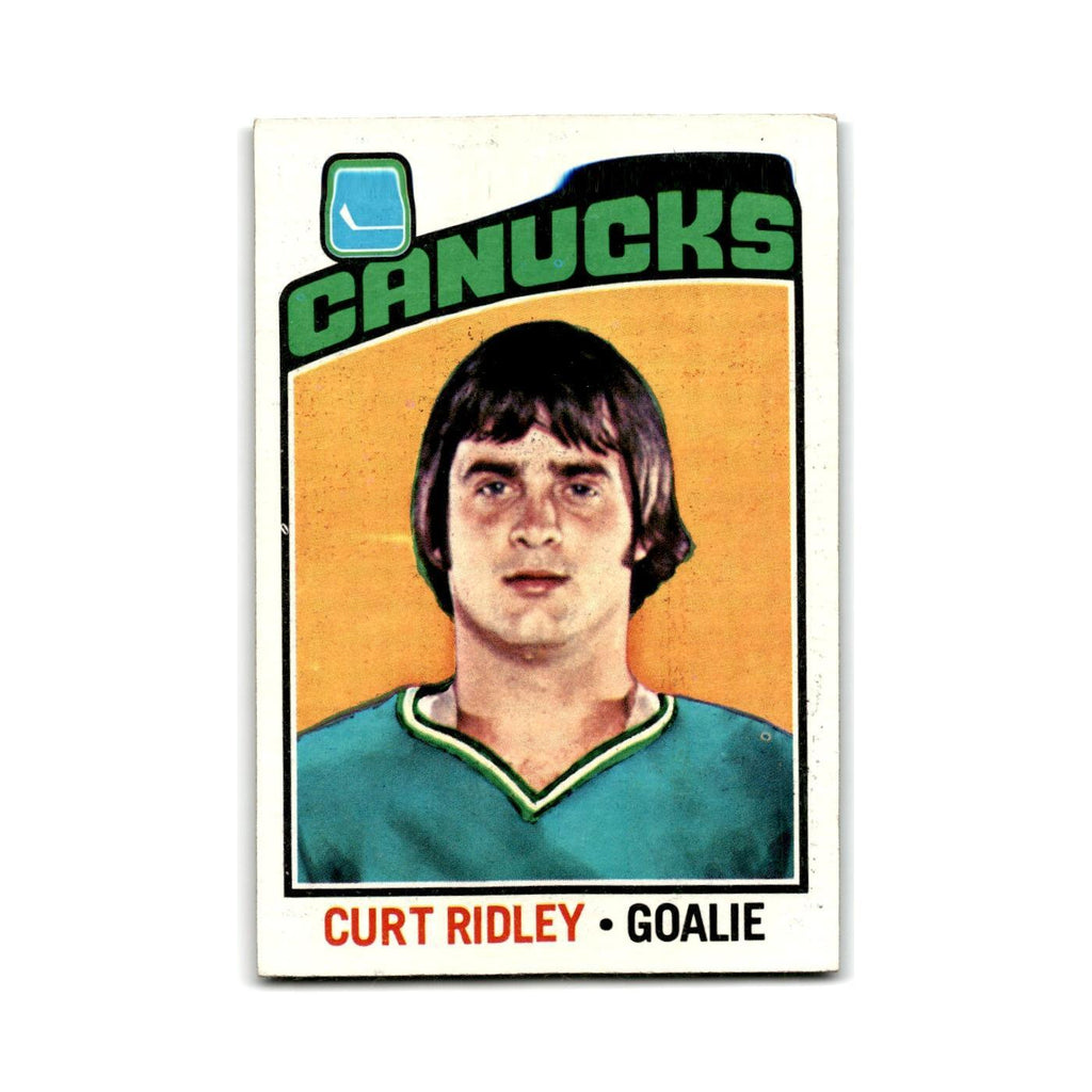 1976 Topps Curt Ridley RC Vancouver Canucks #197