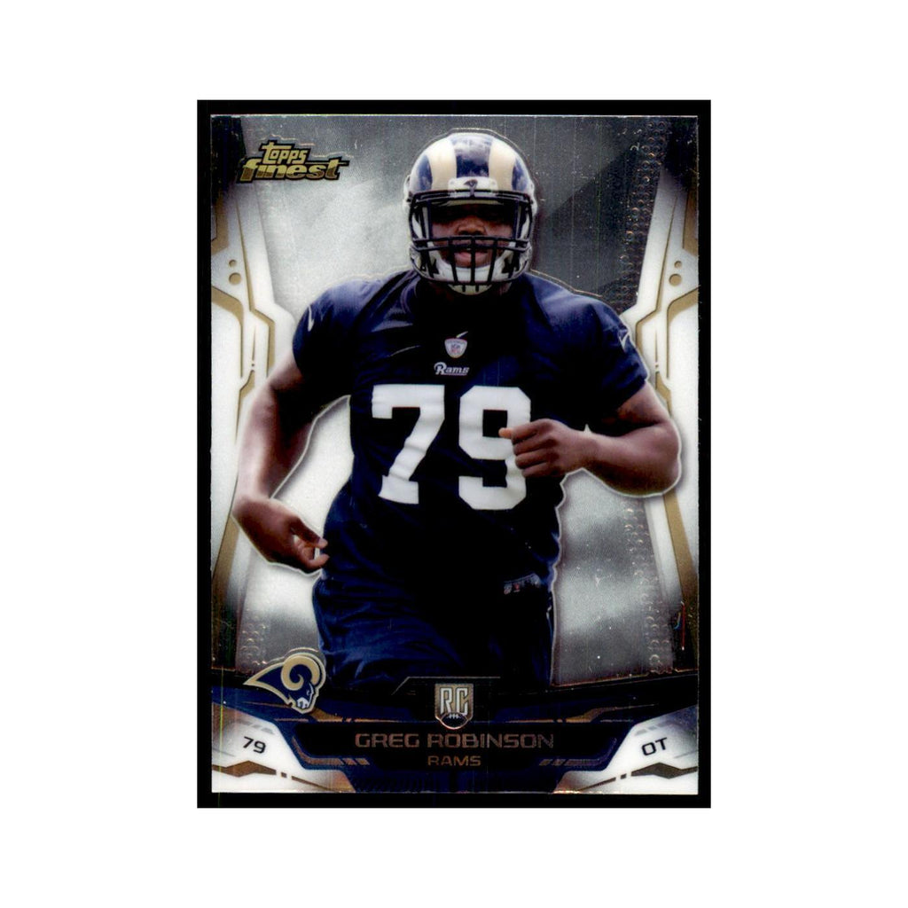 2014 Finest Greg Robinson RC Football Cards #107