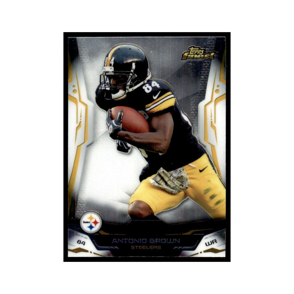 2014 Finest Antonio Brown Football Cards #7