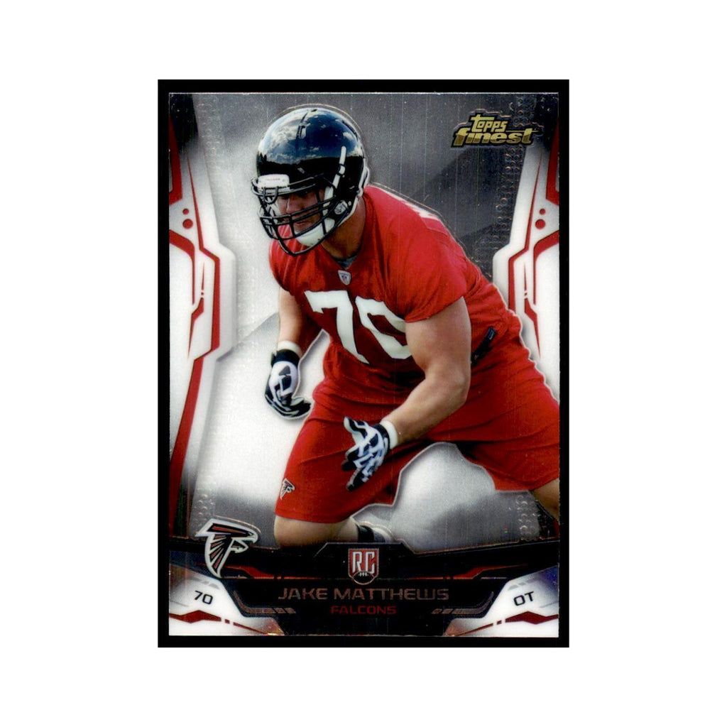 2014 Finest Jake Matthews RC Football Cards #136