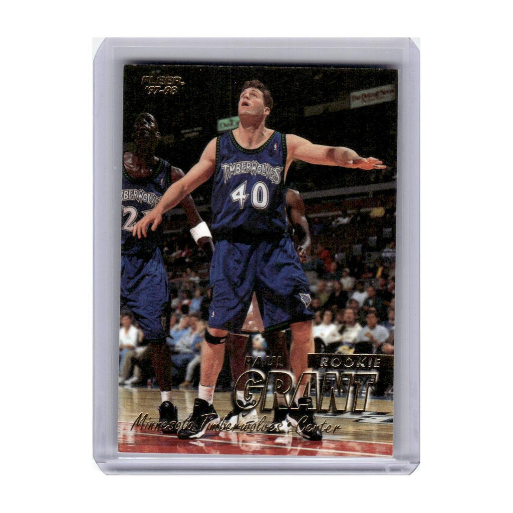 1997 Fleer Paul Grant Timberwolves #341