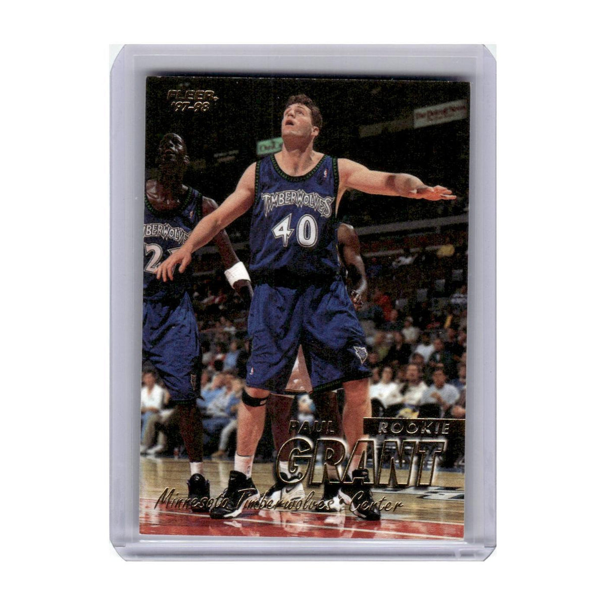 1997 Fleer Paul Grant Timberwolves #341