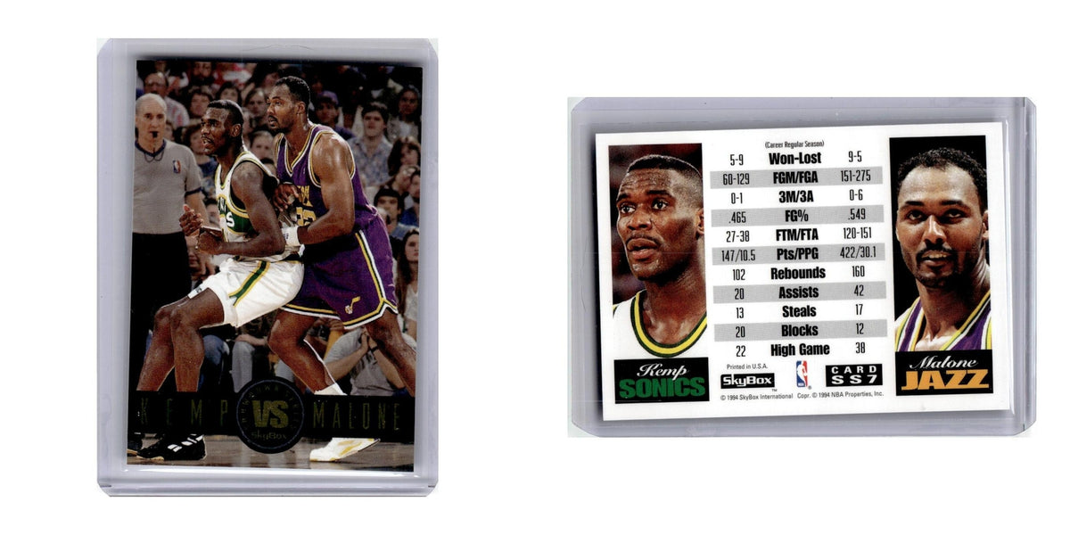 1993 Skybox Showdown Series Kemp/Malone #SS7