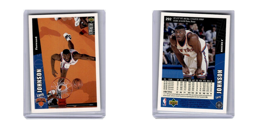 1996 Collector's Choice Larry Johnson Knicks #292