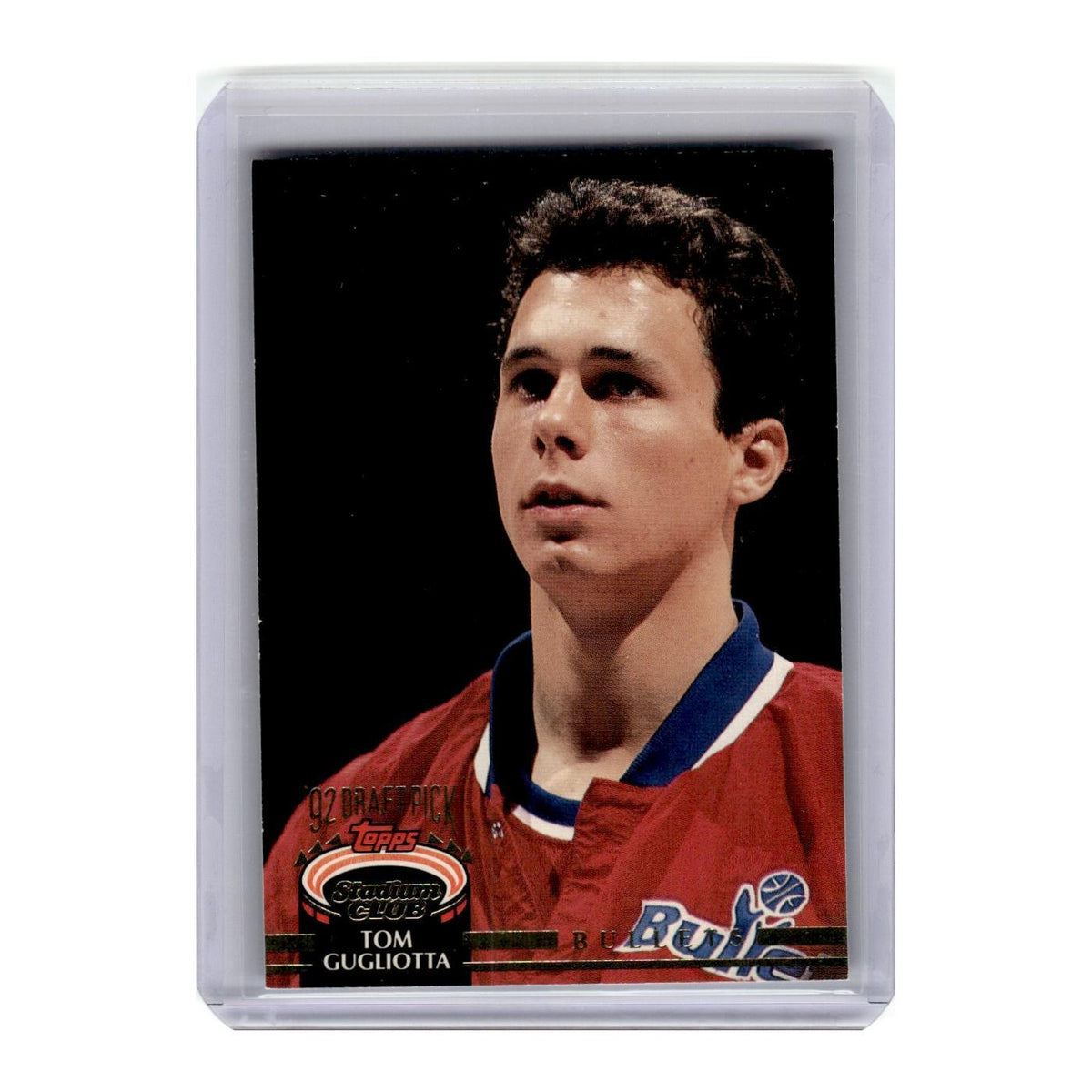 1992 Stadium Club Tom Gugliotta Washington Bullets #288