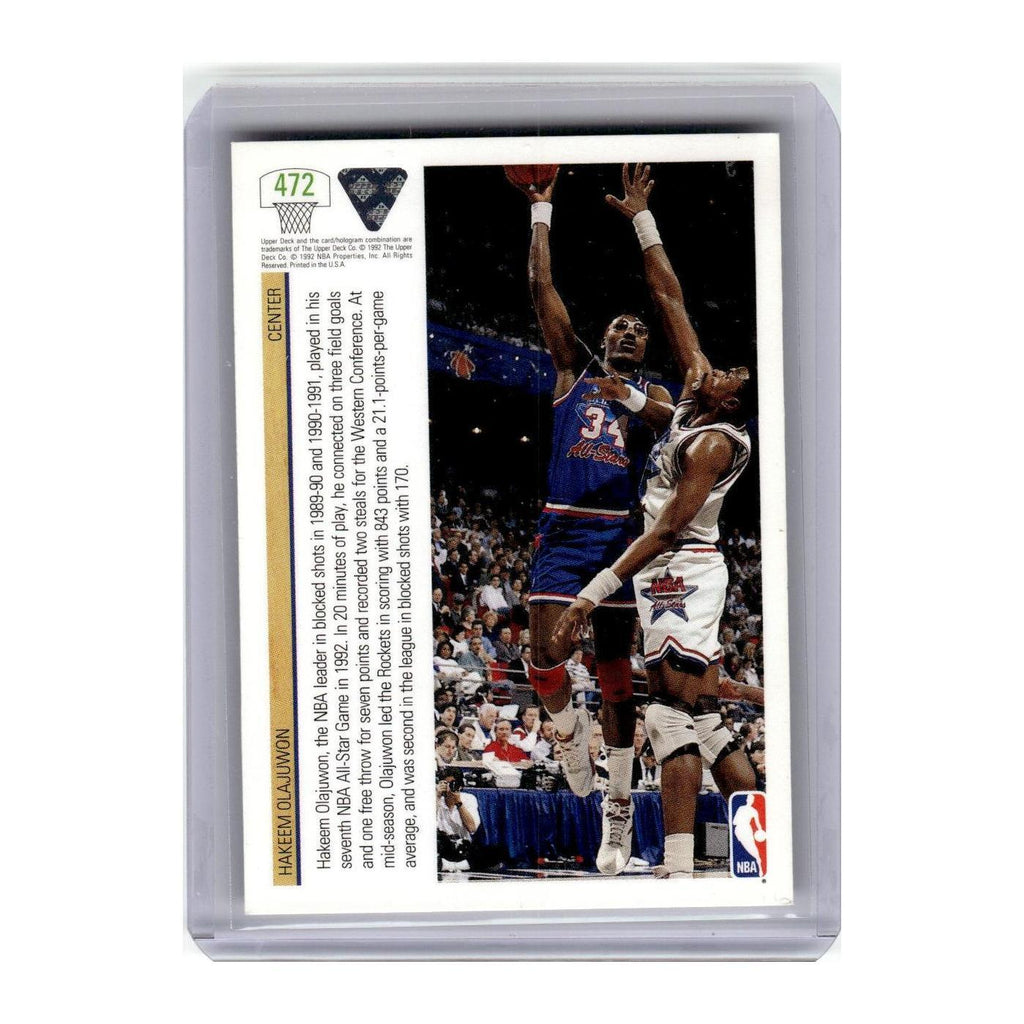 1991 Upper Deck Hakeem Olajuwon #472