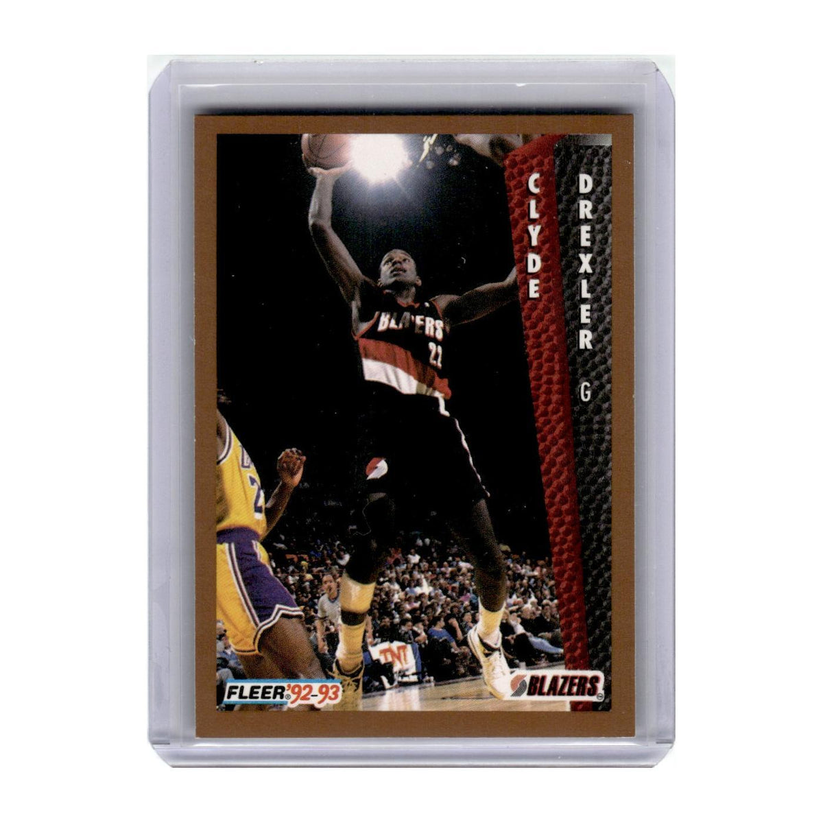 1992 Fleer Clyde Drexler Blazers #186