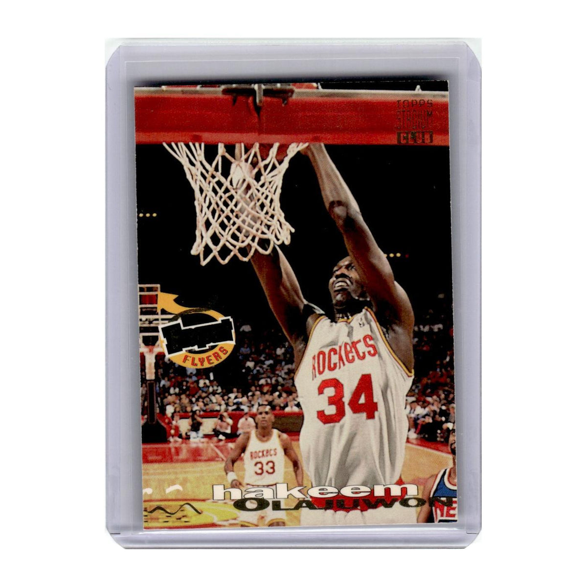1993 Topps Stadium Club Hakeem Olajuwon Rockets #348