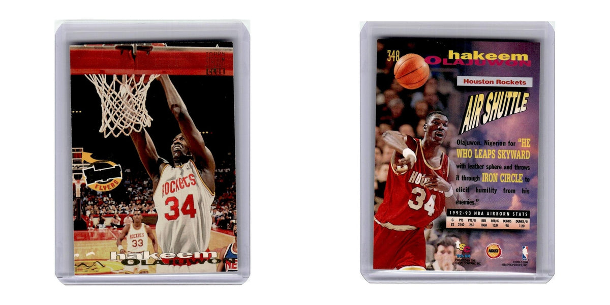1993 Topps Stadium Club Hakeem Olajuwon Rockets #348