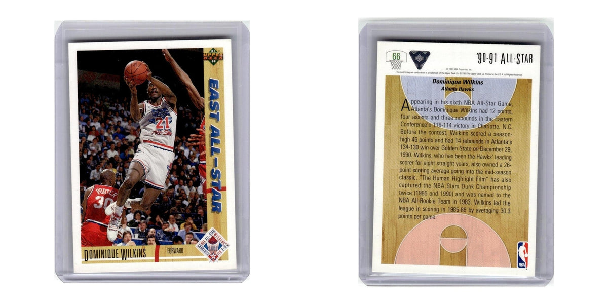 1991 Upper Deck Dominique Wilkins Hawks #66