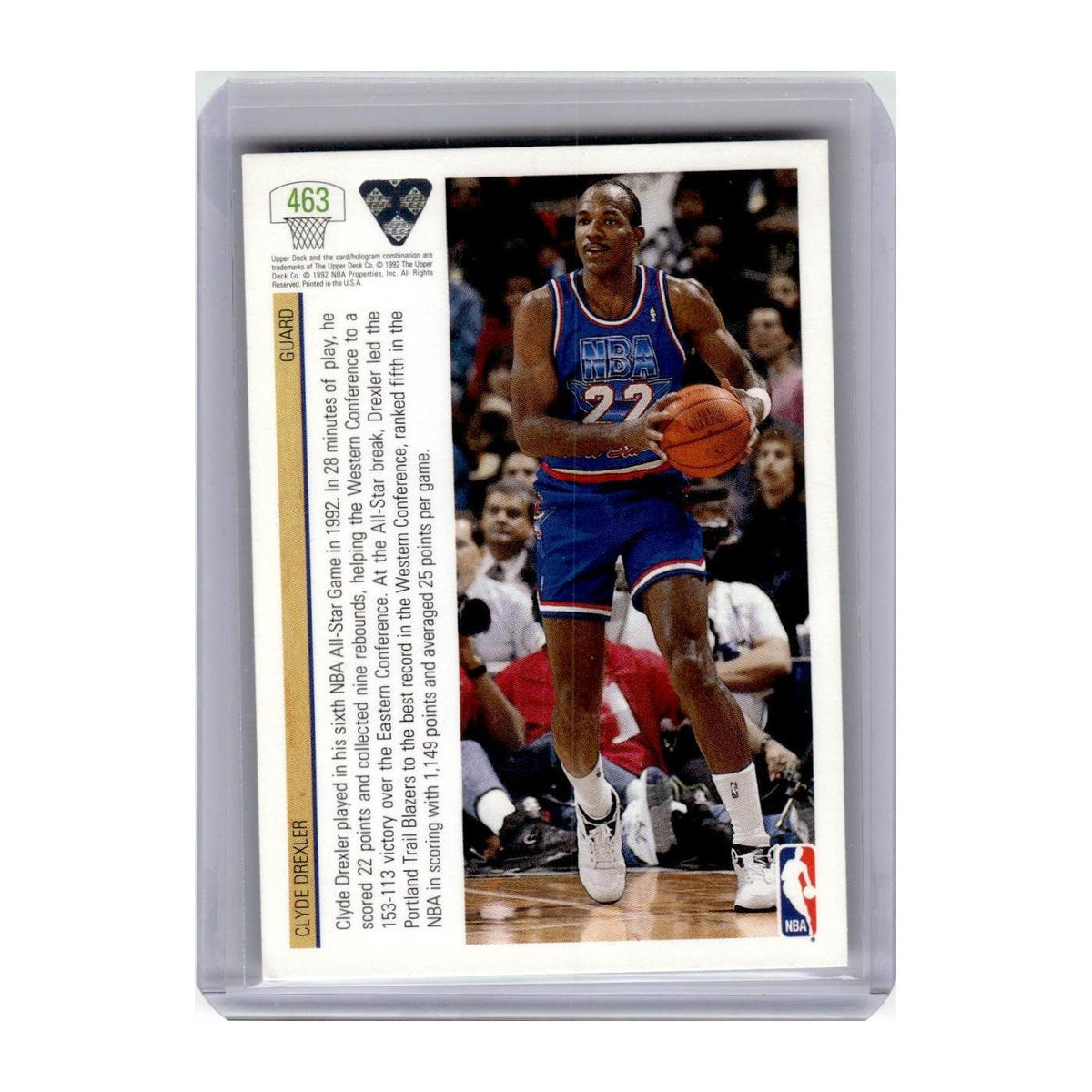 1991 Upper Deck Clyde Drexler #463