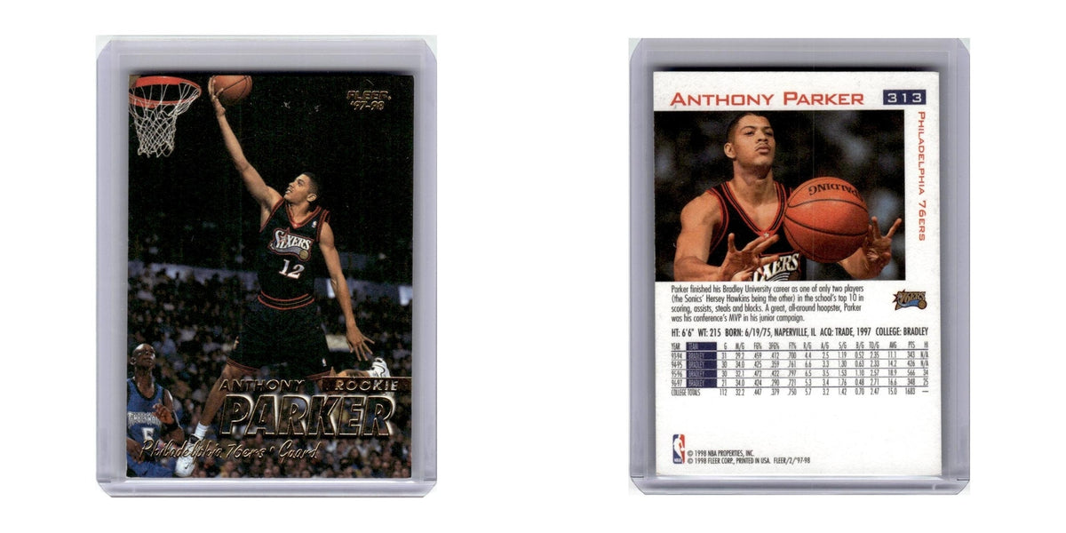 1997 Fleer Anthony Parker 76ers #313