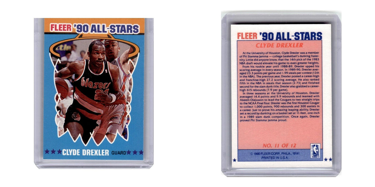 1990 Fleer All-Stars Clyde Drexler Blazers #11