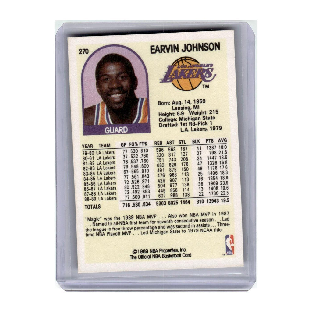 1989 Hoops Earvin Johnson Lakers #270
