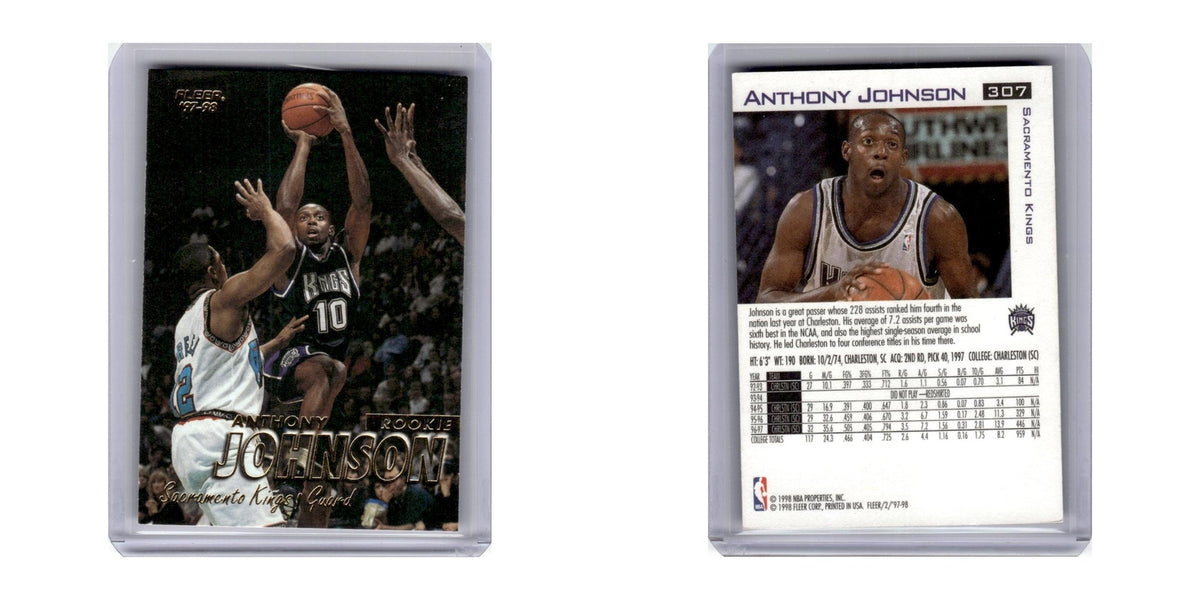 1997 Fleer Anthony Johnson Kings #307