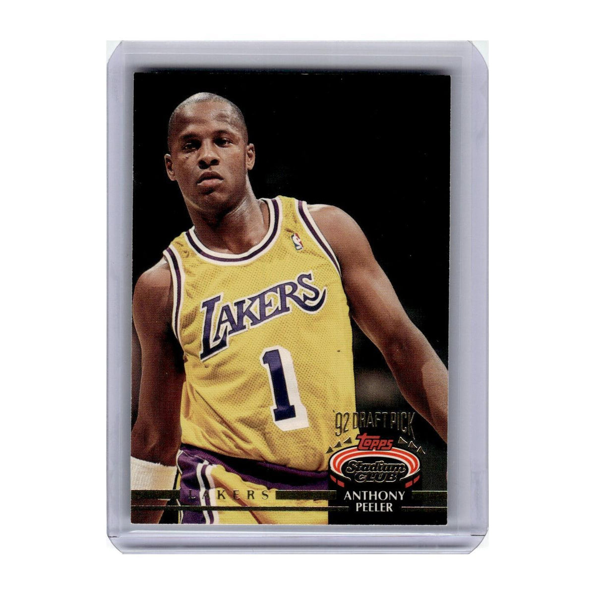 1992 Stadium Club Anthony Peeler Lakers #250