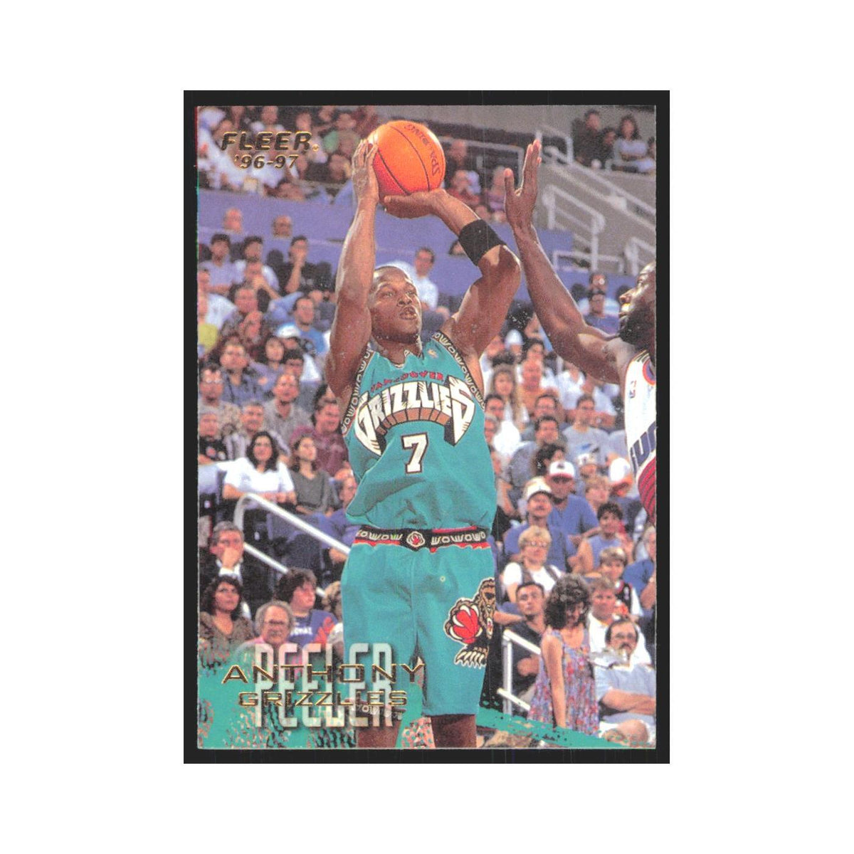 1996 Fleer Anthony Peeler Vancouver Grizzlies #263